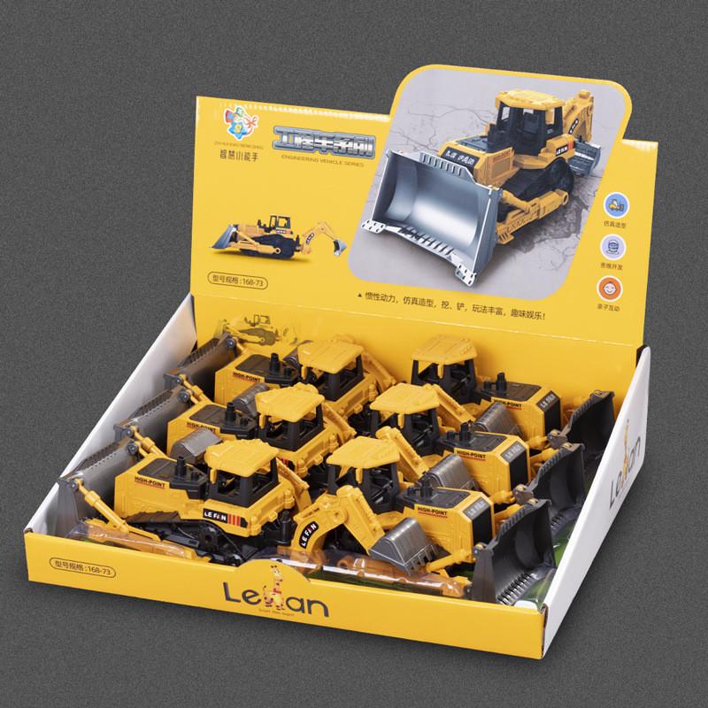 Vehicle Bulldozer Plastic Kid Toy With Inertia Propulsion And Multifunction