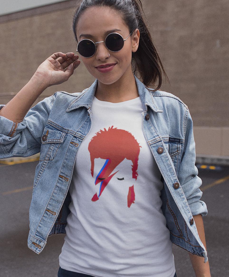 Bowie Lover Gift for Her Bowie T-shirt for Him Bowie Fan Unisex Shirt XXXL