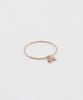 Ordor [14K] Mini Ribbon Pendant Ring (Type A)