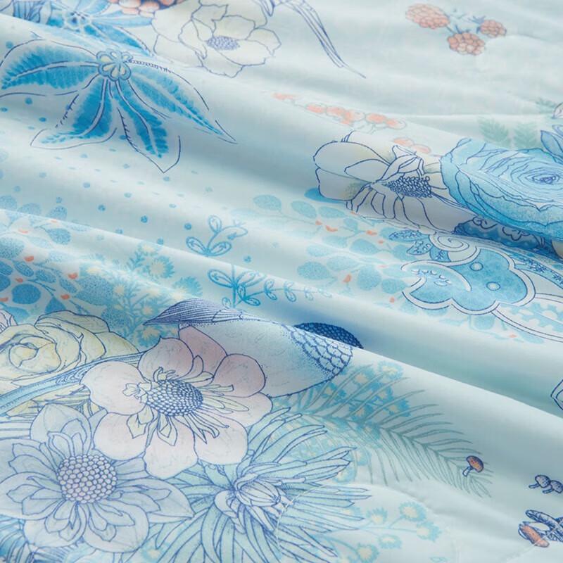 FUANNA Printed Silk Summer Cooling Quilt