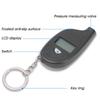 Car Tire Pressure Gauge Auto Mini Keychain LCD Digital Display Tire Air Pressure Tester Meter Car Motorcycle Tire Safety Alarm