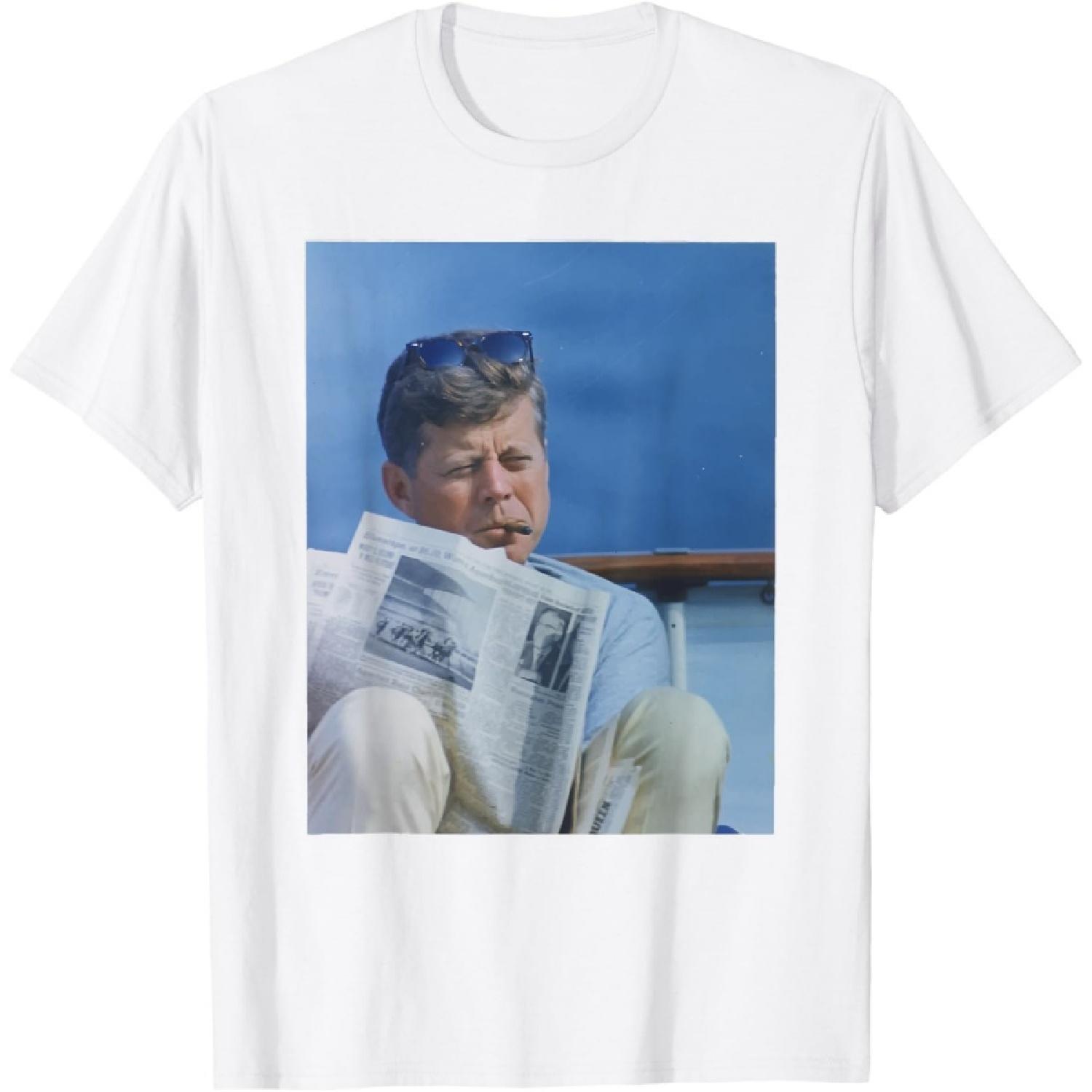 JFK Yacht Aficionado T-Shirt T-Shirt XXXXXL белый