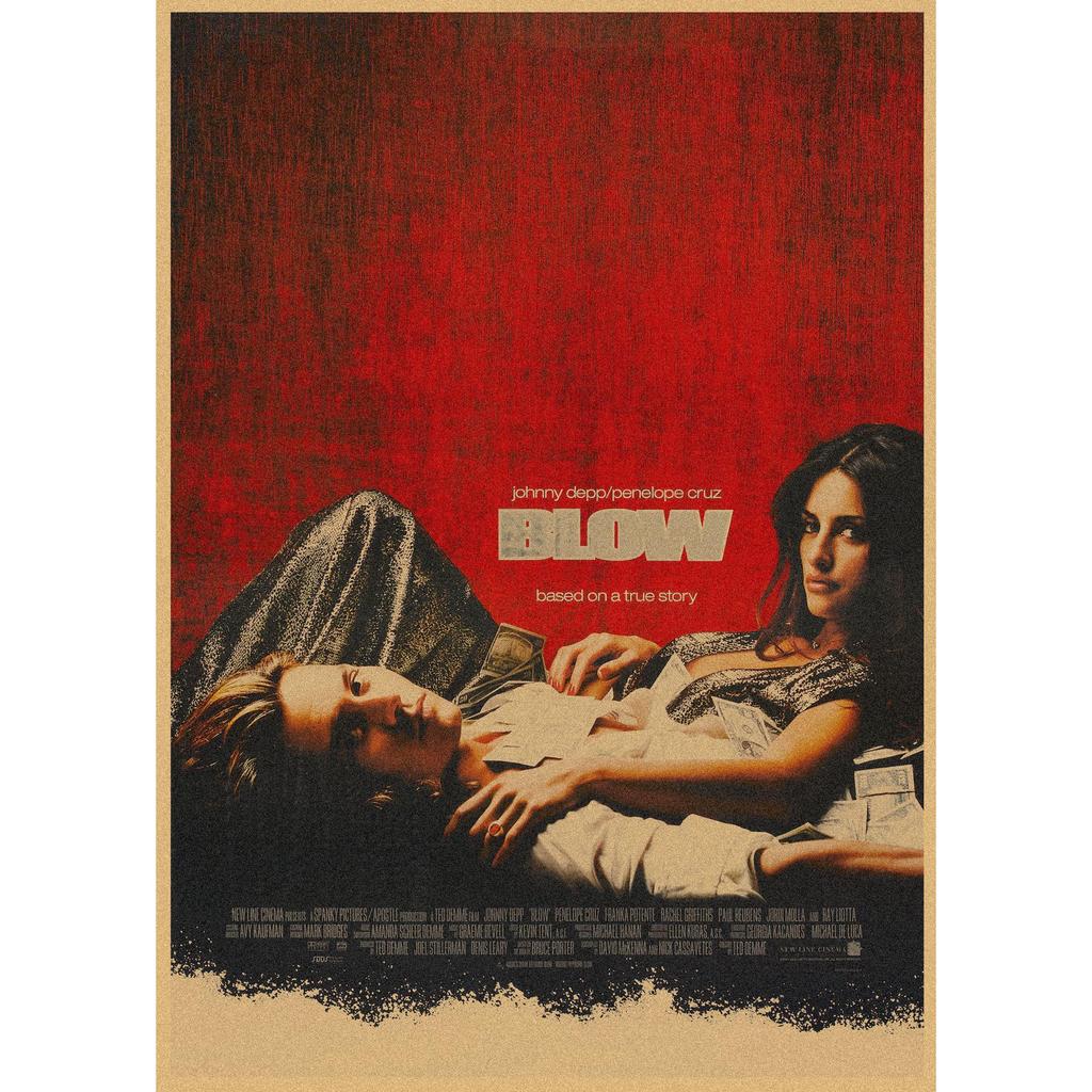 Vintage European & American Movie Posters: Retro Kraft Paper Wall Art for Bar, Cafe, Restaurant Decor.