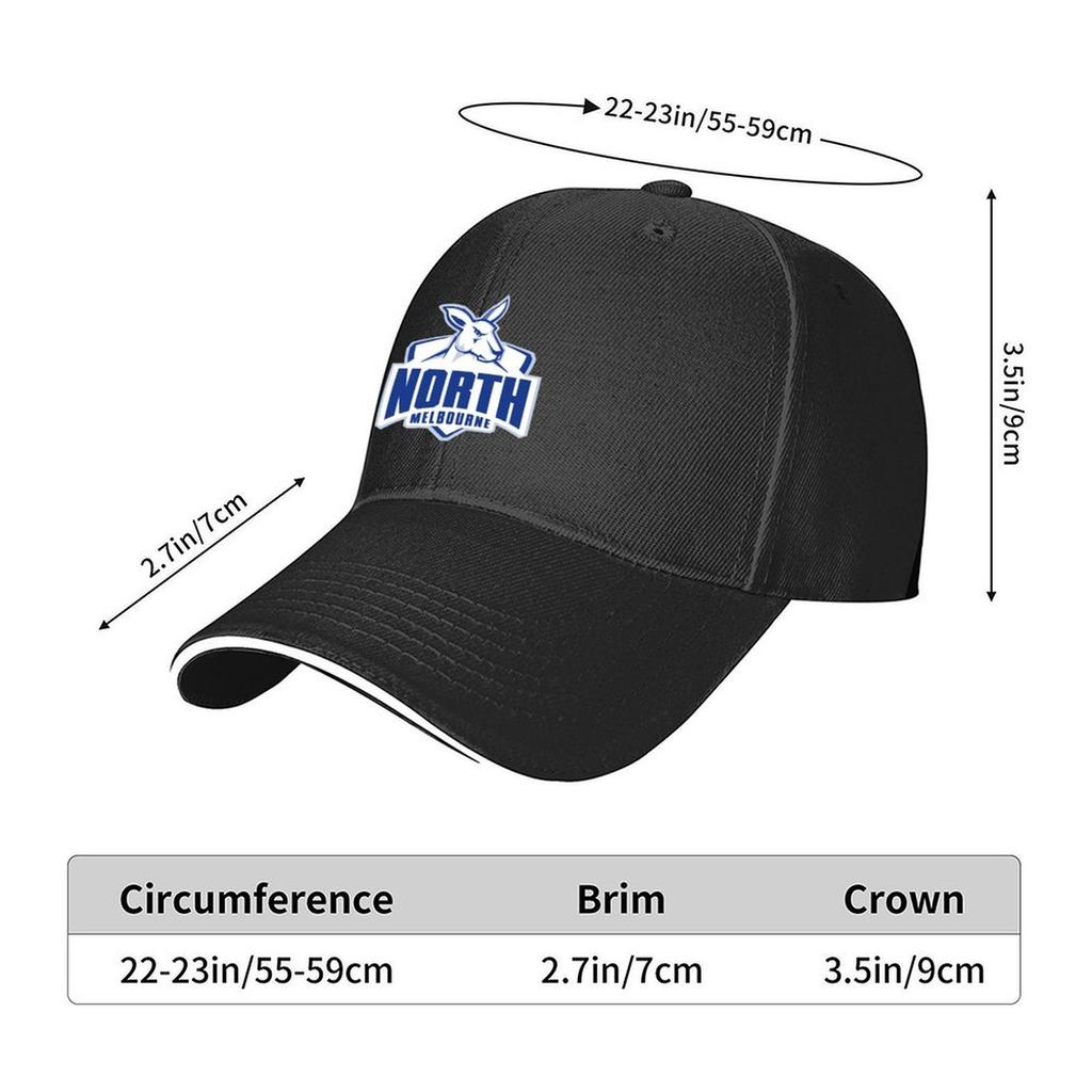 North Melbourne Kangoroo Football Club Baseball Cap Sun Caps  Hats On Offer Beach Girl Men's