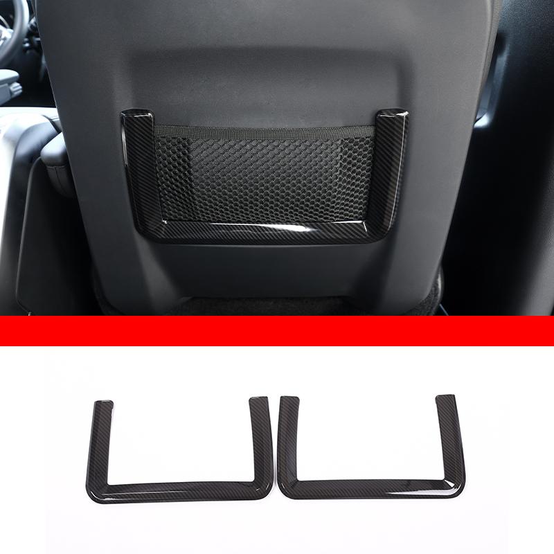Car Interior Carbon Fiber Style Modified Stickers For Land Rover Discovery Sport 2015-2019 Auto Gear Shift Panel Cover Accessory