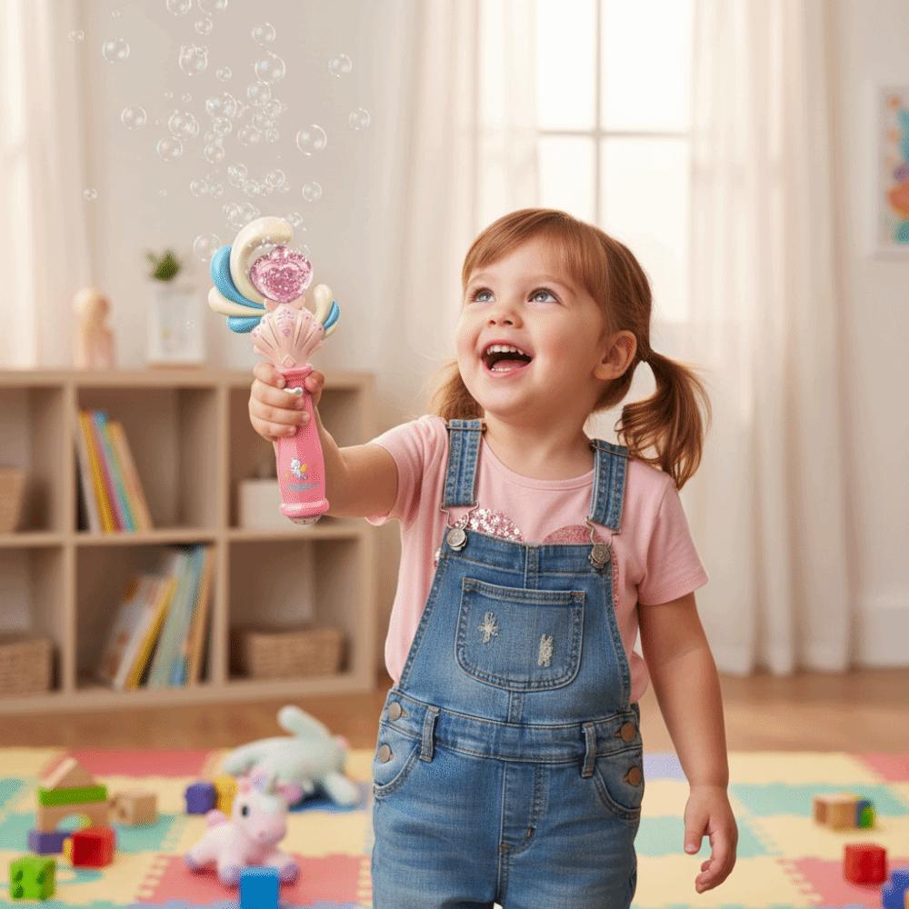 With Light Fairy Wand Flash Rotating Princess Wand Light Sound Stick Christmas Halloween