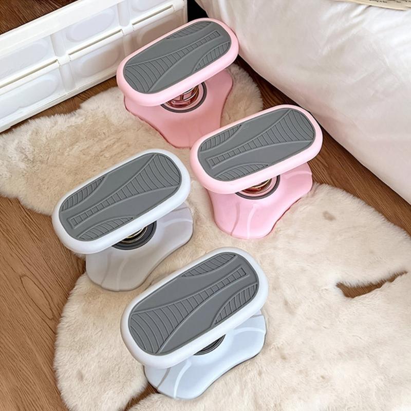 Exerciser Foot Stool with Adjustable Spring Sports Footstool Stable Nonslip Foot Rest for Desk Tables Toilet Study Rooms