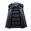 New Winter Hooded Down Jacket: Casual, Fashionable, Loose-Fit Mid-Length Coat for Couples