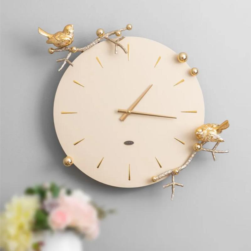 

Bird Wall Clock Quartz Mute Living Room Silent Wall Decor Times Hours Clocks Wall Watch