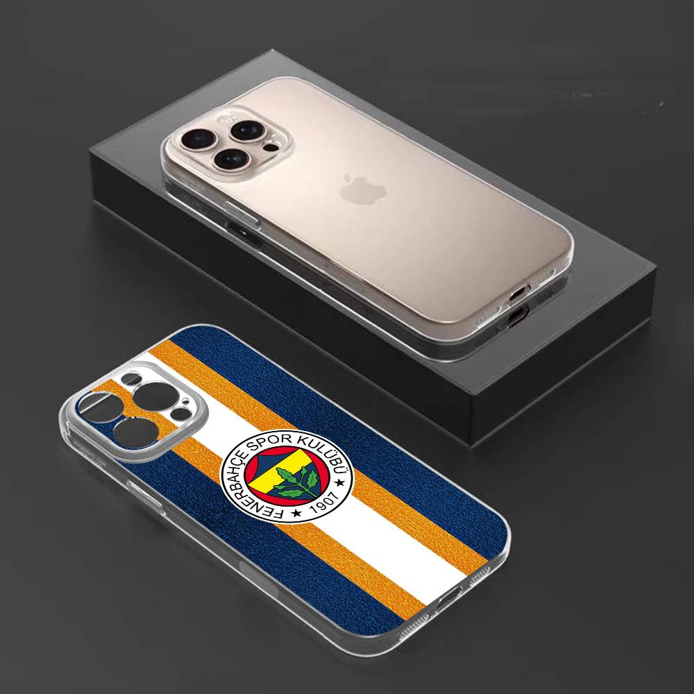 Türkei F-F FenerbahceS-E Handyhülle Für iPhone17,16,15,14,13,12,11 Plus,Pro Max Weiche Transparente Hülle
