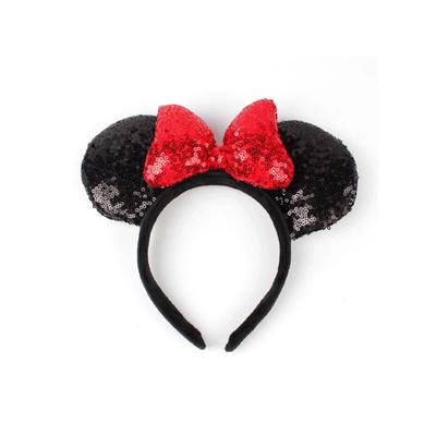 Cute Mickey Mouse Disney Perfect for Birthday Themed and Boys [TOUFEIYUAN] Headband, Headband, Cosplay, Halloween, Parties, Events, Women, Girls, (Red