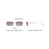 Dior Modern Design Rectangular Sunglasses Men sunglasses Gold DIORCANNAGES2U