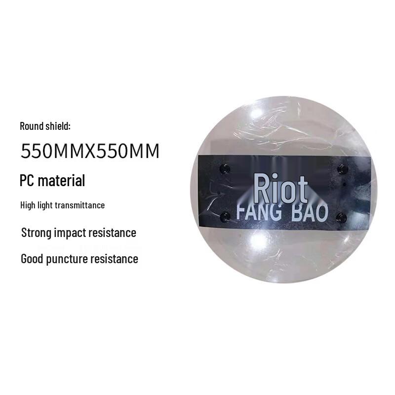 PC Transparent Security Handheld Riot Shield