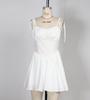Spring/Summer Fashion: Sexy Strapless Waist-Cinching Lace-Up Short Dress for Women