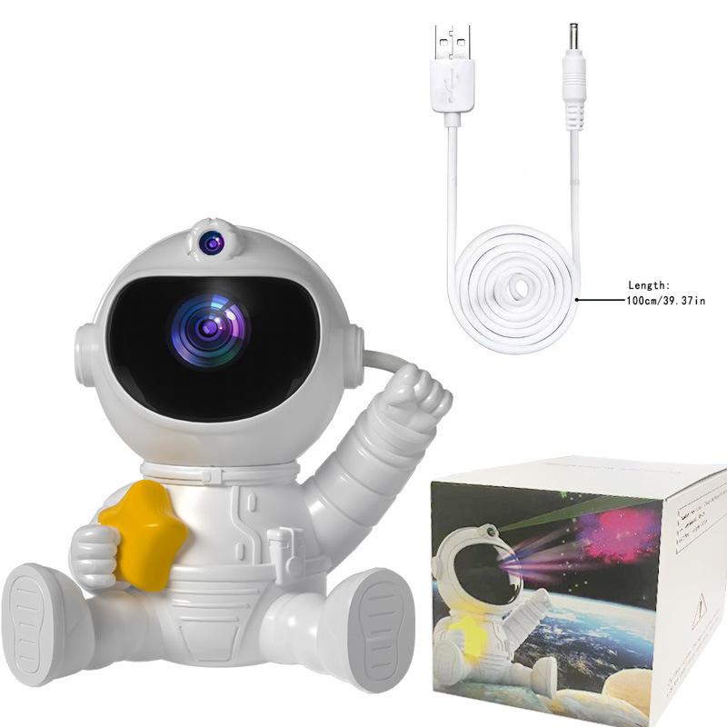 Star Galaxies Projector LED Night Light Starry Sky Astronaut Porjectors Lamp For Decoration Bedroom Room Decor Children Gifts