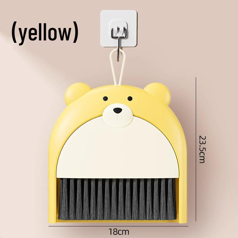 Children's Cartoon Mini Folding Broom and Dustpan Set for Home