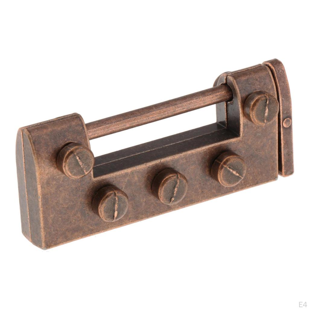 3D Metal Lock Brain Teaser Trick Toys