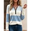 Women Half Zip Long Sleeve Tee 2026 New Slim Fit Basic Layer Under Coat Tshirt