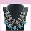 Retro European Style Box Chain Necklace With Alloy Finish For Womens Accessories