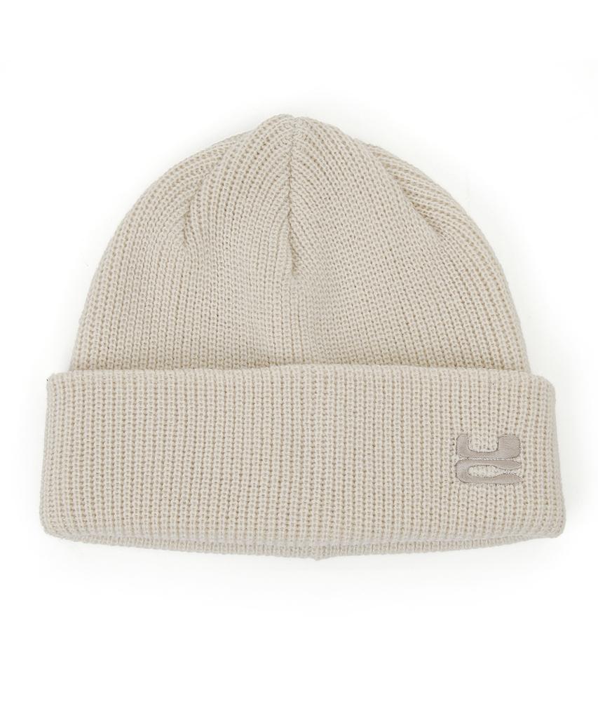 Eondeokeonteulol Winter Big Size Thick Long Beanie Warm Unisex Logo Beanie Hat Beanie / Uc / Low / Iv