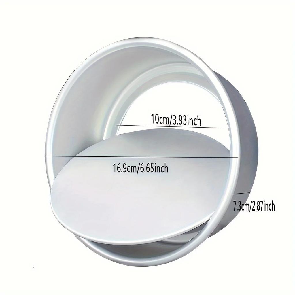 1pc-6 Inch Chiffon Cake die Removable bottom Round Cake Bakeware for Home DIY Aluminum alloy baking cake Mold pan cake tin