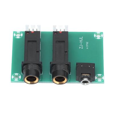 Headphone Socket Adapter Board 2 Way Easy Install Reliable Contact Flexible Use PCB Microphone