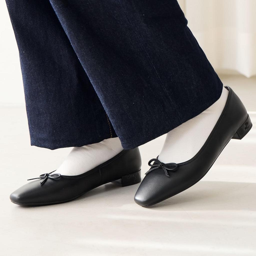Toe Ballet Black 235 HIMIKO/Himiko/Square Shoes/640008