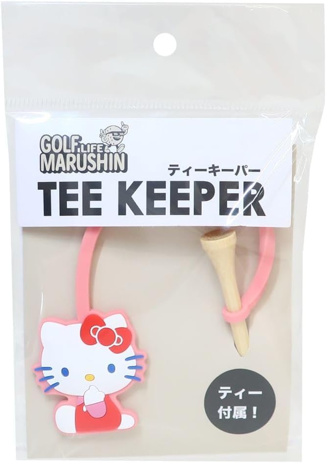Marushin Hello Kitty Tee Sanrio Kitty Point Golf Beginner 3335017500 Keeper, Character,