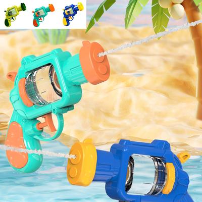 Beach Water Fight Pool Playtimes For Children With Water Guns