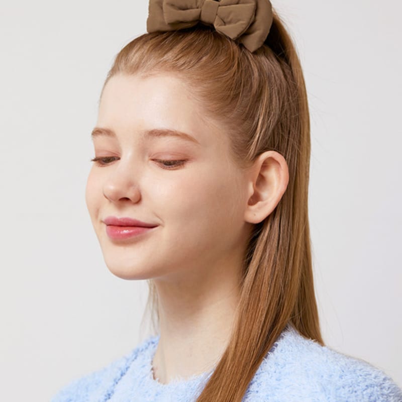 

подушечка-меллотори лента резинка для волос (коричневый) brown