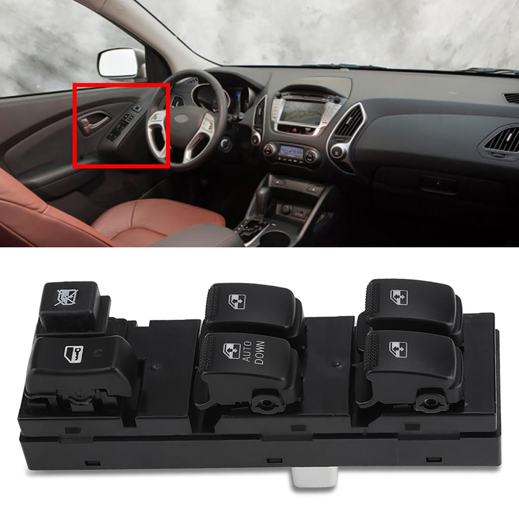 Power Master Window Control Switch Button for Hyundai Tucson 04 10 93570 2E000