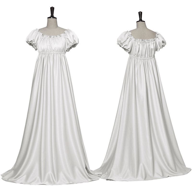 Jauna Bridgerton kleita Viduslaiku Retro Balles