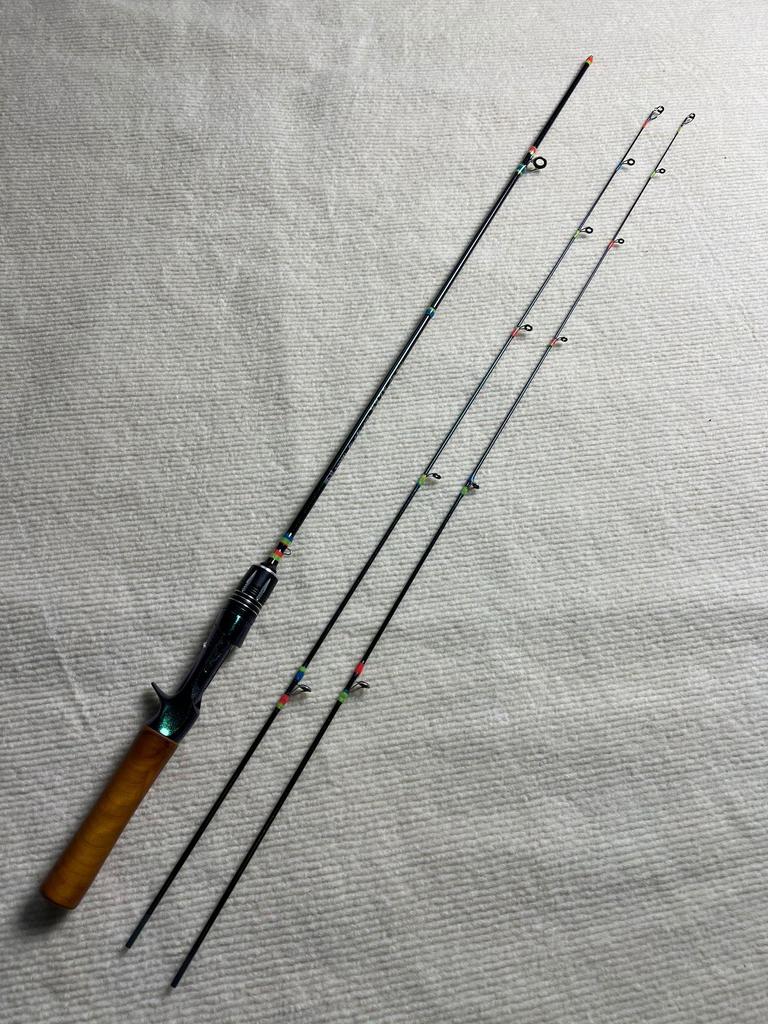 Ultra-Light Carbon Mackerel & Whitefish Fast Action Sliding Rod with Gun Handle