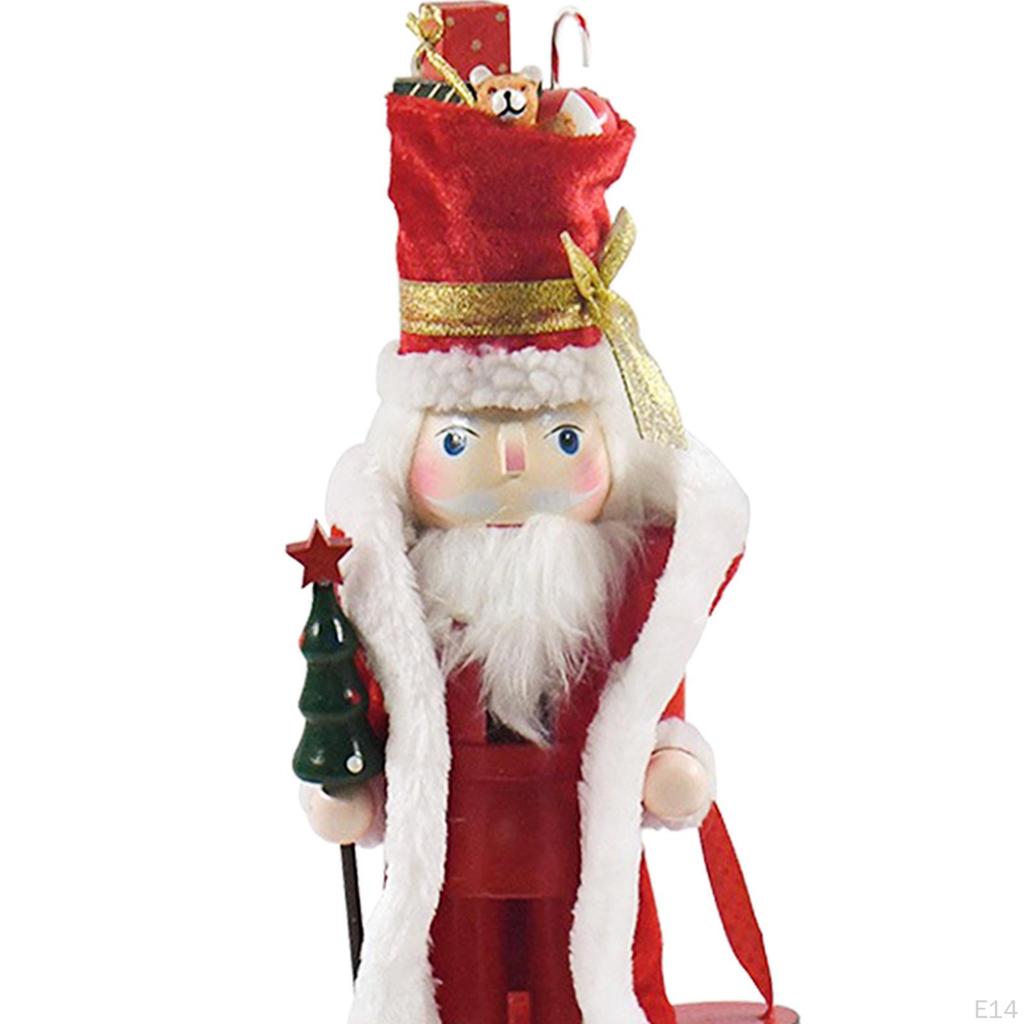 Classic Wooden Nutcracker Figurine for Festive Home Decor