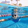 Decathlon Boys' Short-Sleeve One-Piece Chlorine-Resistant Swimsuit