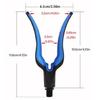 Portable Gripper Rest Holder Fishing Tool Accessory Rod Gripper Rest Head 3/8 Thread Brackets Head Universal Rod Holder