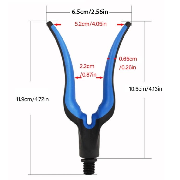 Portable Gripper Rest Holder Fishing Tool Accessory Rod Gripper Rest Head 3/8 Thread Brackets Head Universal Rod Holder