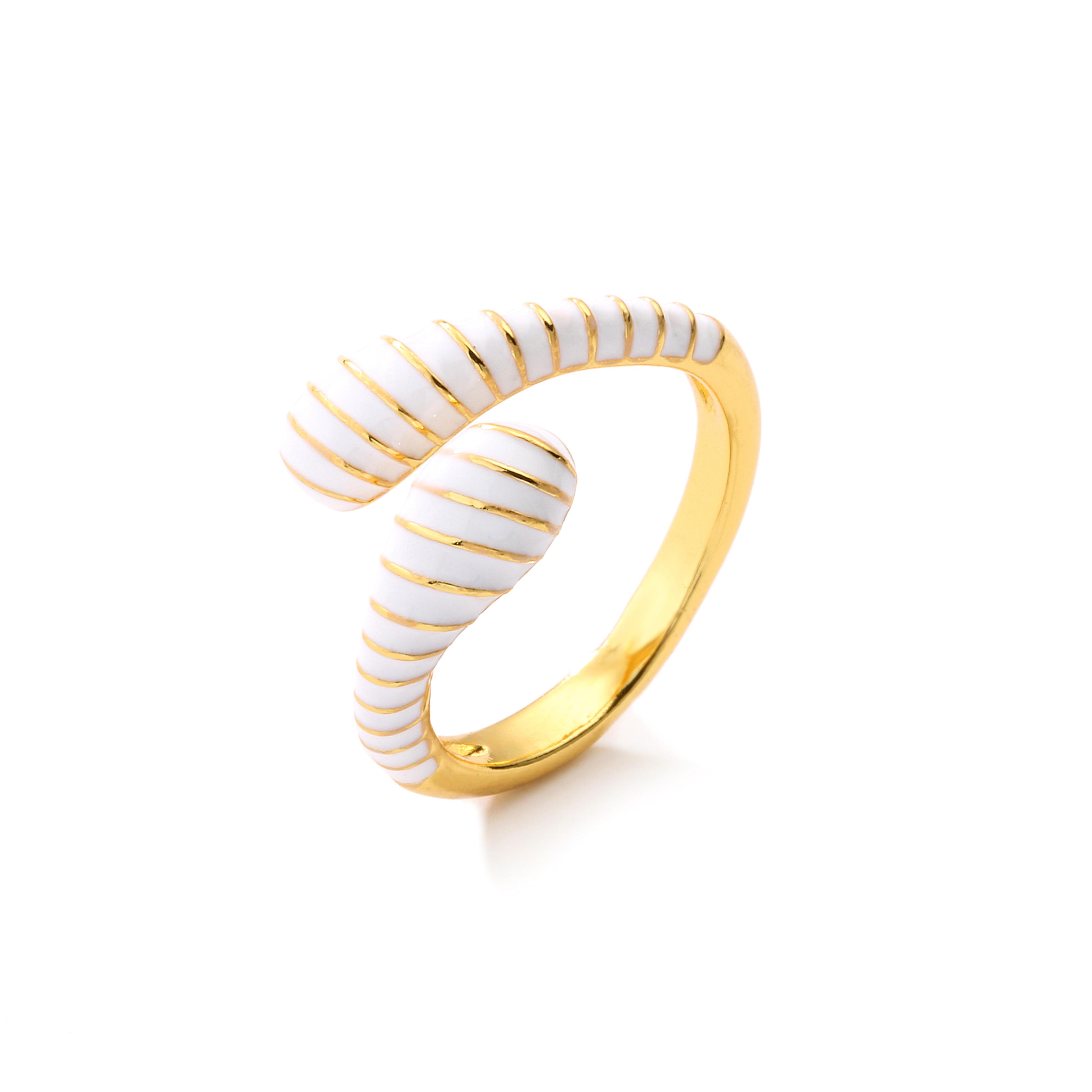 

HECHENG,Resin Irrugular Open Ring for Women,Candy Color Sweet Accessories Wholesale,Zircon Gift 18k Plated
