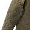 MACKINTOSH SCOTLAND Made In USA Quilted Coat 36 Khaki Back Bore Women Used
