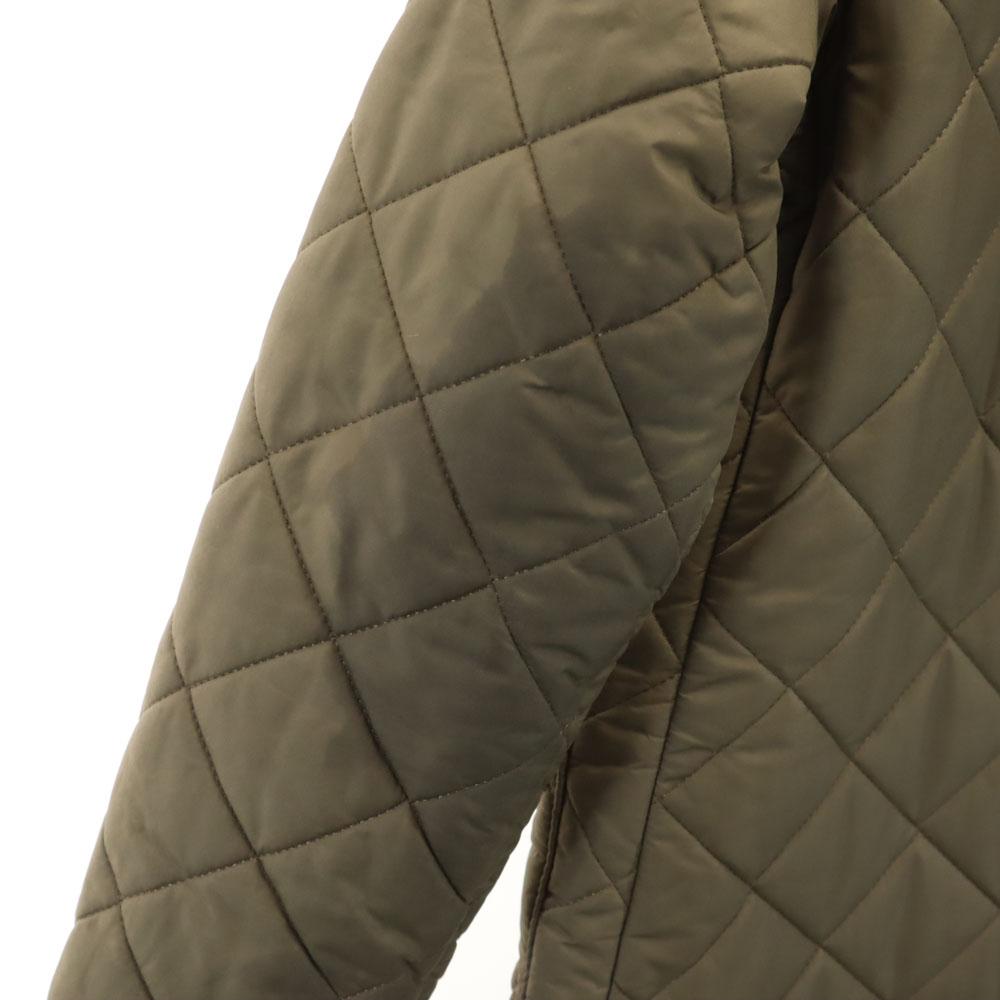 MACKINTOSH SCOTLAND Made In USA Quilted Coat 36 Khaki Back Bore Women Used