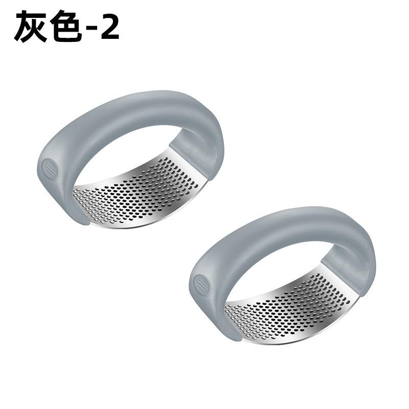 Stainless Steel Garlic Press Manual Mashing Garlic Kitchen Multifunctional Household Garlic Press Garlic Squeeze Garlic Powder Tool