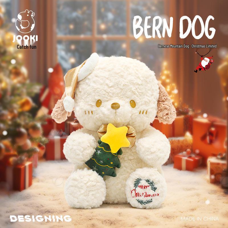 Catch Fun Bernese Puppy Plush Toy - Adorable Stuffed Animal Sleeping Pillow, Small Doll Birthday Gift for Girls