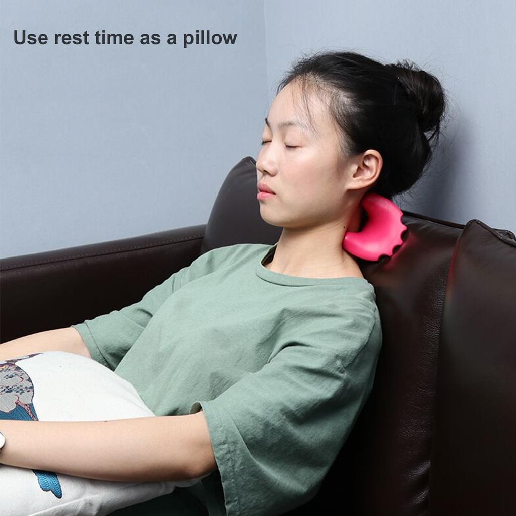 Neck Stretcher Portable Pain Relief Head Orthopedic Cervical Traction Device Pillow