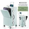 Xiaoyan Aluminum Frame Front-Opening Luggage