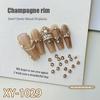 50Pcs Zircon Nail Diamond Decoration Mixed Loading Stereoscopic Nail Accessories Nail Painting Nail Salon Nail Artists