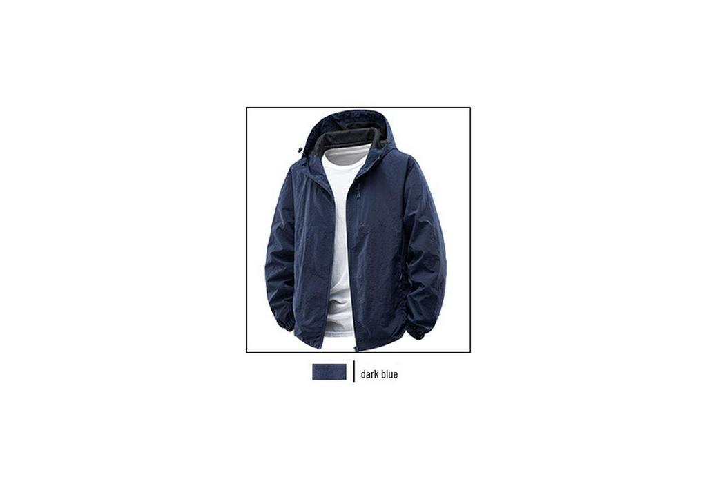 2026 Men's Lightweight Versatile Hooded Windbreaker for Spring/Autumn