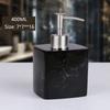 Lotion Fles 500 Ml Hars Zeep Fles Creatieve Hotel Marmer Shampoo Dispenser Pers Handdesinfecterend Fles Zeepdispenser Set