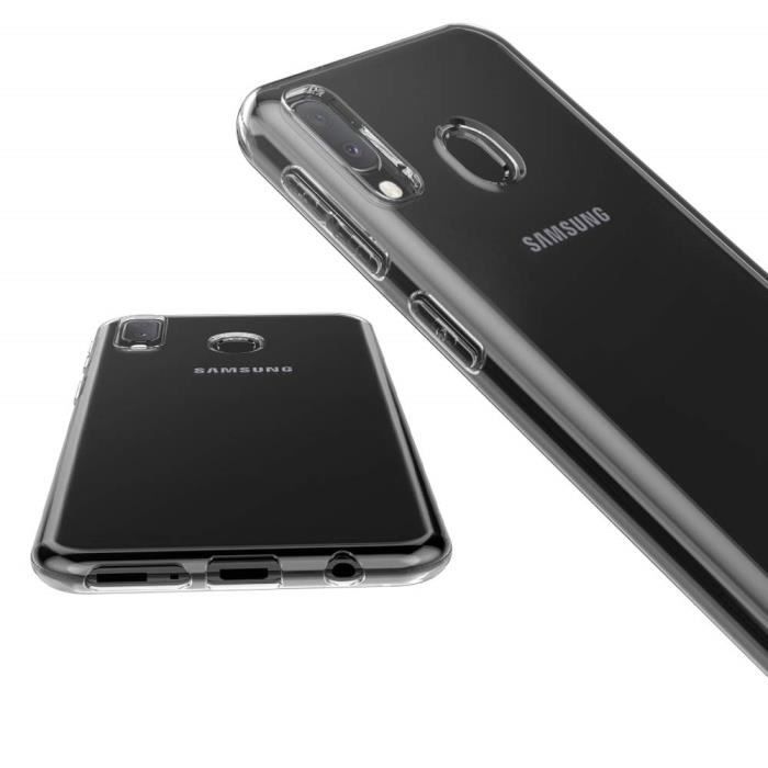 Case for Samsung Galaxy A20E - Ultra Thin Soft Silicone Transparent TPU Gel Protection [Phonillico®]