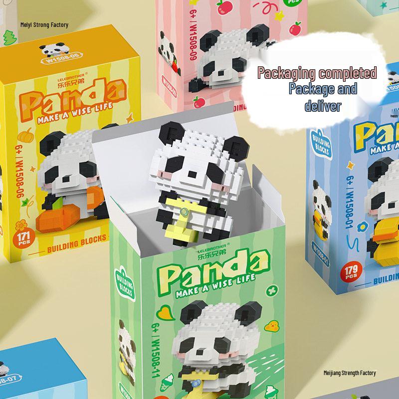 Kids' Creative Cartoon Building Blocks - Fun Party Favors & Gifts for Primary Students