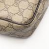 Used GUCCI GG Supreme Shoulder Bag 201448 PVC coated canvas leather Beige Brown Used Women
